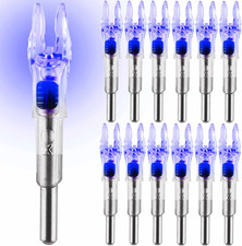 12 Pack X Lighted Nocks Universal Fit for Arr...