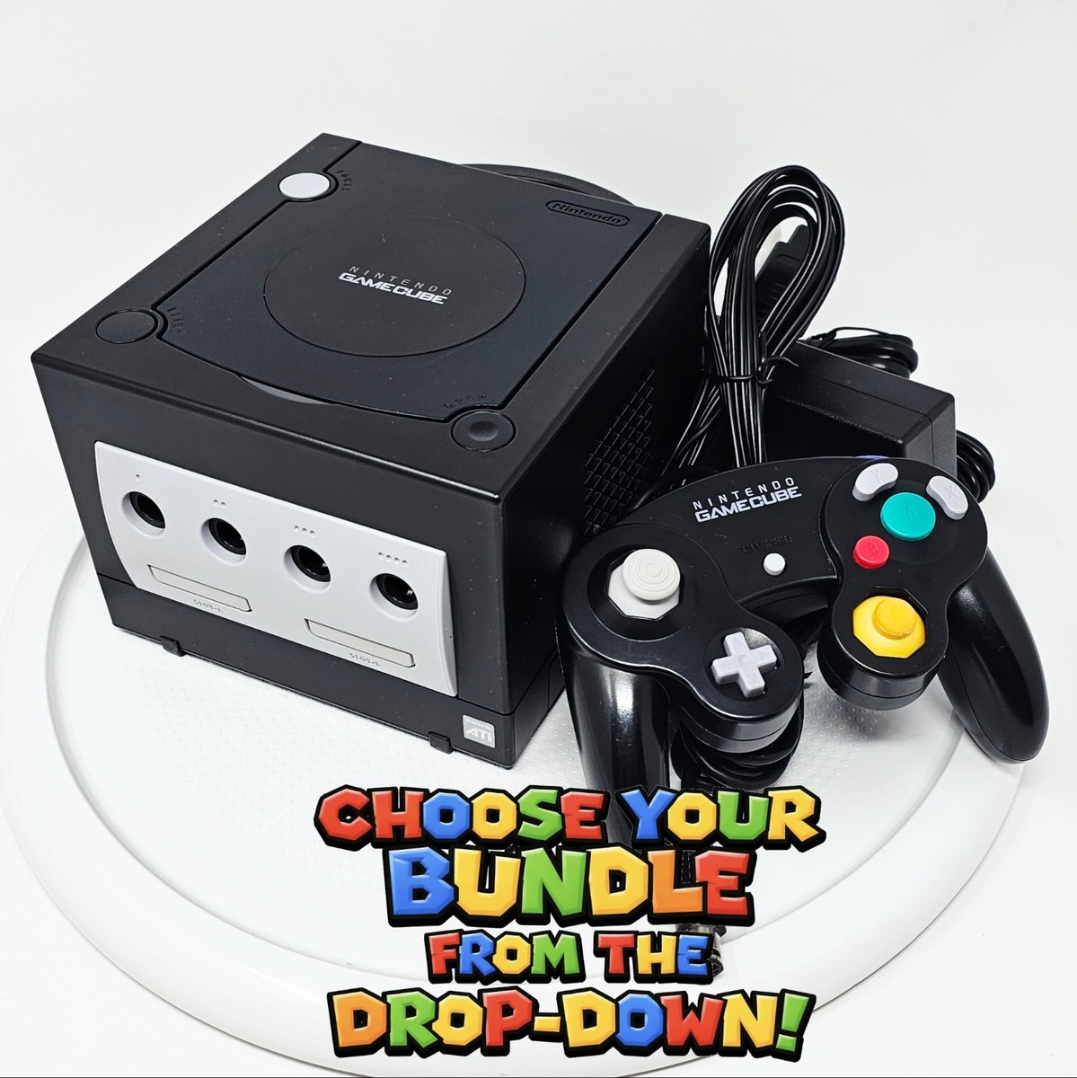 Nintendo GameCube Game Console - ! PICK YOUR COLOR & BUNDLE ! (DOL