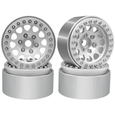 OGRC 4PCS Beadlock Rims 1.9 Inch Wheels RC Rim Hub Aluminum Beadlock Rims for...