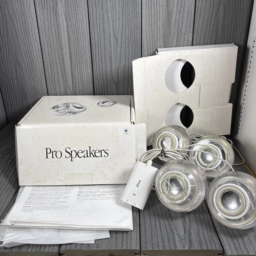 Griffin iFire FireWire 400 Adapter with 2 Apple Pro Speakers for Macintosh RARE