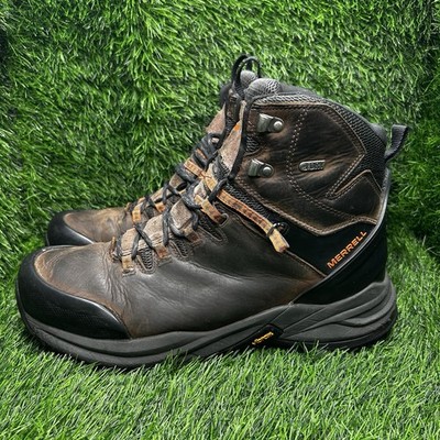 Merrell Brown Leather Vibram Select Dry Boots Men's Size 11.5 Model J32745 NWT!!