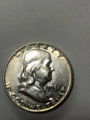 1951 Franklin Half Dollar AU