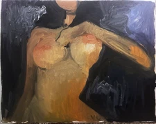 Boudoir Figure Portrait Realism Disney Oil Painting 16x20 Canvas Original Signed