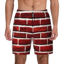 Hawaiian Shorts Pockets Beach Swim Summer Casual Vacation