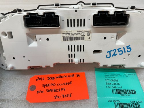 12 JEEP WRANGLER JK VELOCÍMETRO CALIBRE CLÚSTER MÉTRICO KM/H OEM 279K KM 5091823AE - Imagen 11 de 12
