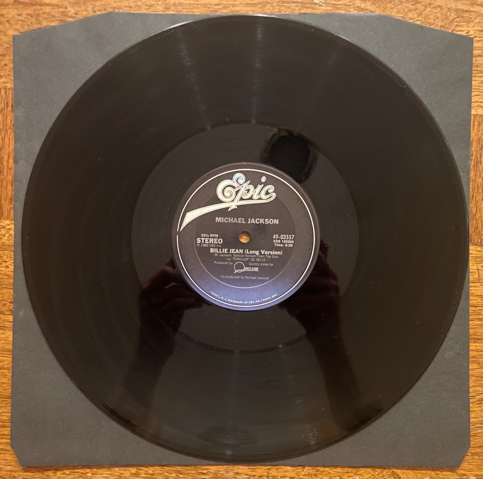 Michael Jackson - Billie Jean (Long version/instrumental version) - 12” single