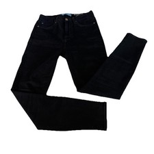 7 For All Mankind The High Waist Ankle Skinny Stretch Jeans B air Black Size 26
