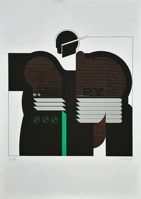 Original RAINER STOLTE 'Torso' Serigraphie Handsigniert 1975 Domberger Siebdruck - Bild 1 von 4