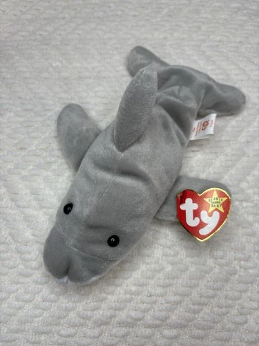 Vintage 1993 TY Beanie Babies Collection - Flash the Dolphin w/ Tags