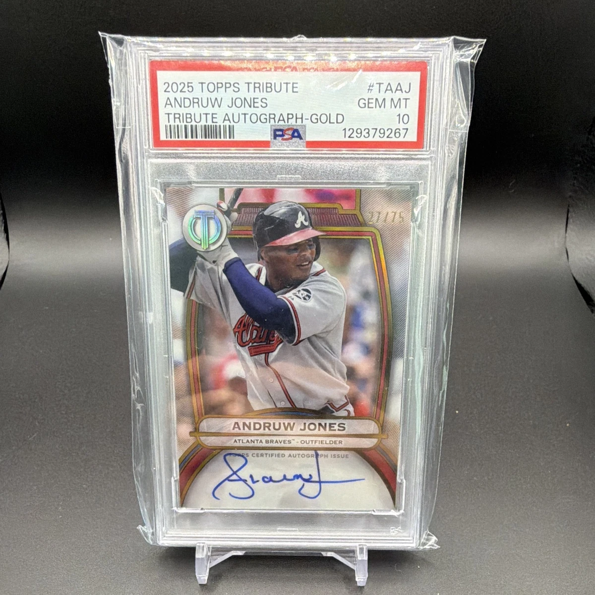 Andruw Jones Baseball Original Autographed Sports Trading Cards