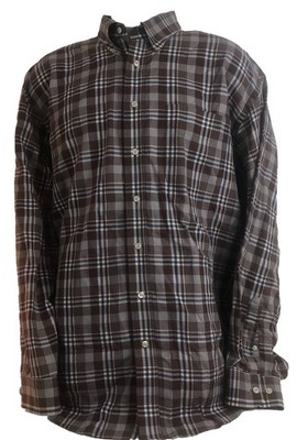 Jos A Bank Executive XL Men s Brown Blue & White Plaid Tailored fit LS shirt
