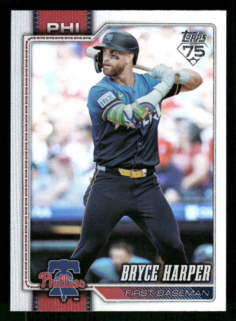 Bryce Harper 2026 Topps Rainbow Foil #250