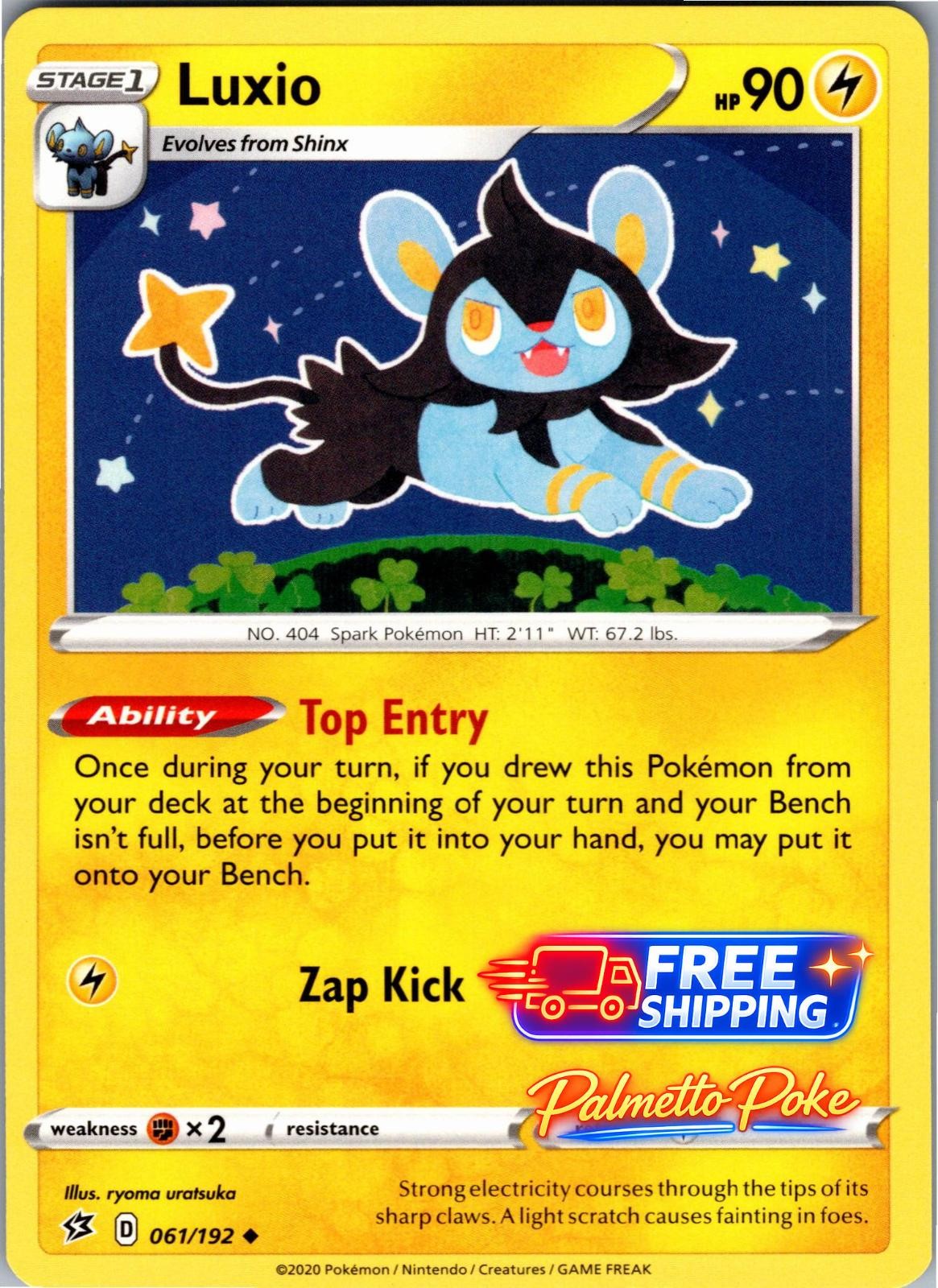 Luxio 061/192 Uncommon Rebel Clash Pokemon Near Mint