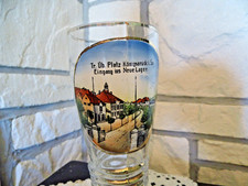 TRUPPEN&Uuml;BUNGSPLATZ K&Ouml;NIGSBR&Uuml;CK  BIERGLAS / BIERSTIEFEL ALT / ANTIK ? 0,25L