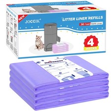 Litter Refill Bags Compatible with Litter Chanp, 4 Pack One 36 Foot Litter Wa...