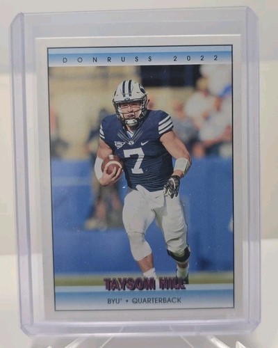 2022 Panini Chronicles Draft Picks - Donruss Retro Pink Taysom Hill #12 BYU