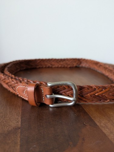 J.Crew Braided Italian Leather Belt - Picture 2 of 9