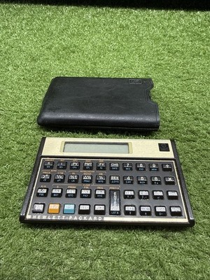 Vintage HP 12C Financial Calculator Made in USA - with Case  D4