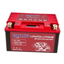 YTX30L-BS Lithium Battery, 12V 10Ah 600CCA LiFePO4 Motorcycle Battery for ATV,