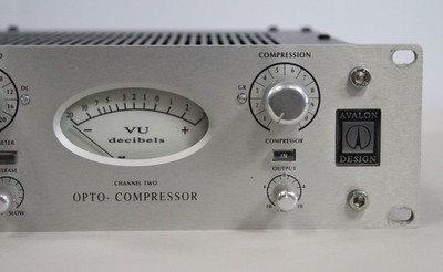 Avalon AD2044 Dual Mono/Stereo Optical Compressor (Blue LEDs) +