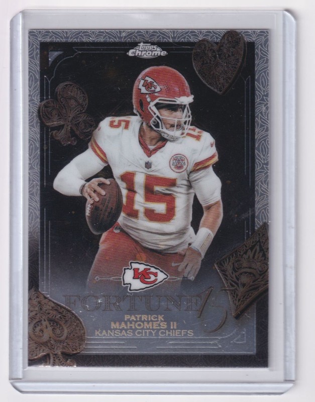 2025 Topps Chrome Fortune 15 Patrick Mahomes II Kansas City Chiefs #F15-6