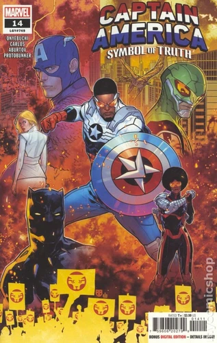 Captain America Symbol of Truth #14A NM 2023 Stock Image