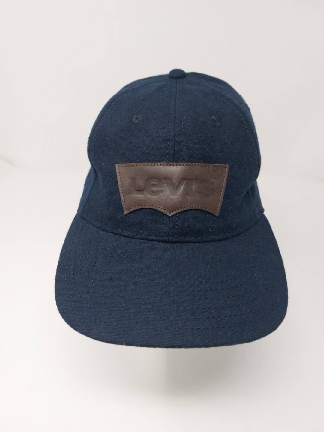 Levi's Wool Blend Strap Back Hat Adjustable Blue … - image 2
