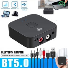 Bluetooth 5.0 AUX 3.5mm Receiver NFC RCA Jack Hifi Wireless Audio Adapter