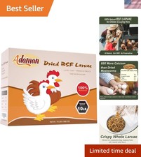 Dried Black Soldier Fly Larvae 10 LBS - Eco-Friendly All Life Stages Nutrition