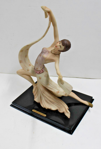 Vintage TFC Art Deco Ballet Ballerina Dancer Figuerine Porcelain 11'x14" - Picture 2 of 7