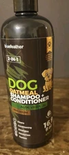 Bluefeather Aloe Vera Oatmeal Shampoo For Dogs & Cats  Hypoallergenic 16.9 Oz