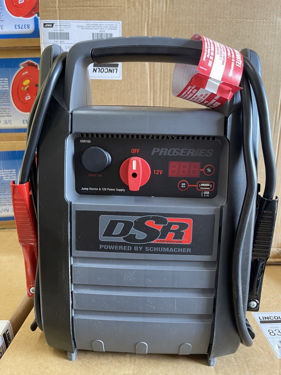 SCHUMACHER ELECTRIC CORP DSR165 2200 Peak Amp 12V Jump Starter for