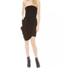 A.L.C Strapless TUBE Asymmetric DRESS Layer Overlap COCKTAIL Evening