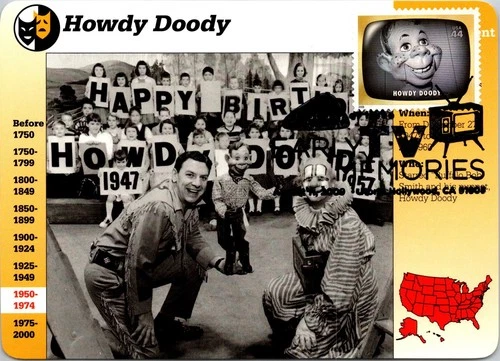 Dr Jim Stamps Maximum Card Howdy Doody 44C Early Tv Memories Fdc