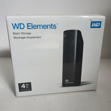 WD Elements 4TB External Hard Drive USB 3.0 Desktop Storage for PC