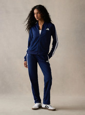 adidas Blue Essentials 3-Stripes Tracksuit Women size M