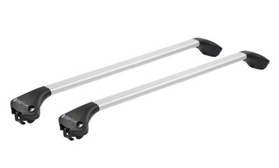 Dachträgersystem silber MODULA Case System Oval Bar integrierte Reling