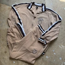 Vintage Y2K Sean John Sweatsuit Full-Zip Heavyweight Sweatshirt & Sweatpants 3XL