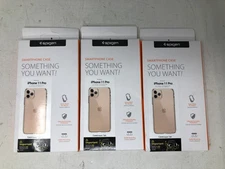 Spigen Ultra Hybrid Case for iPhone 11 Pro 5.8" Crystal Clear Lot of 3