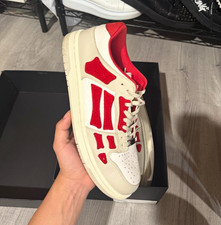 Size 44/11US - AMIRI Skeleton Bone Red/White ...