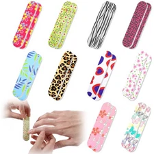 Grevosea 20Pcs Mini Nail Files, Double Sided Emery Boards for Nails 