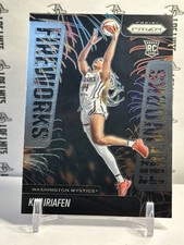 2025 Panini Prizm WNBA Kiki Iriafen Fireworks - Washington Mystics RC