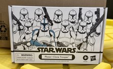 Star Wars Vintage Collection Phase I Clone Trooper 4-Pack Army Set Hasbro TVC