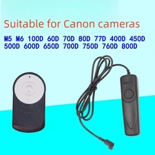 Shutter Release Remote Control Cord For Canon EOS 750D 760D 800D 70D 80D RS-60E3