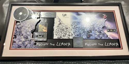 KORN "Follow the Leader" X2 RIAA CERTIFIED SALES AWARD 2MILLION-FREE SHIPPING - Picture 4 of 19