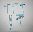 Vintage Marx  International Jetport Playset Control Tower Antenna's & Ladder