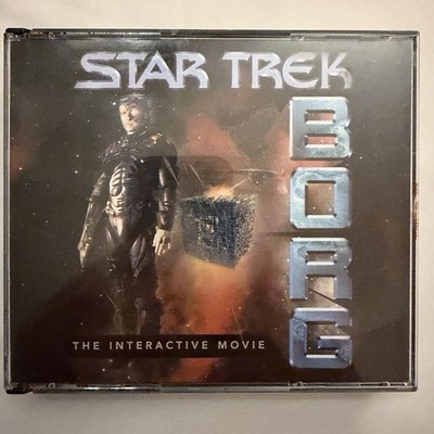 Star Trek Borg The Interactive Movie PC CD ROM Game 1996 - 3 Disc Free Shipping