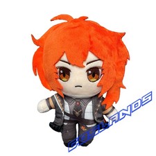 20cm Genshin Impact Diluc Plush Doll Anime Stuffed Pillow Cosplay Toys Gift