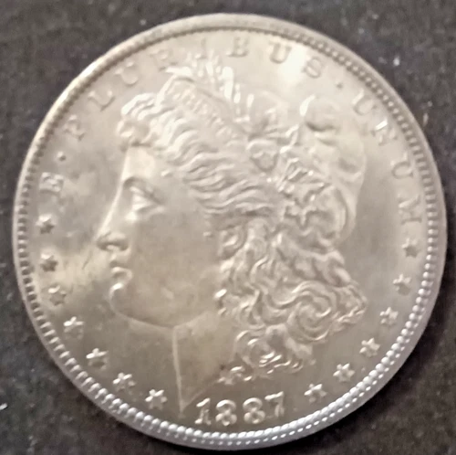 1887-O $1 Brilliant Uncirculated Morgan Silver Dollar