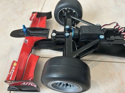 Tamiya F104 Ferrari 1/10 RC Car Chassis High Detail Racing Model